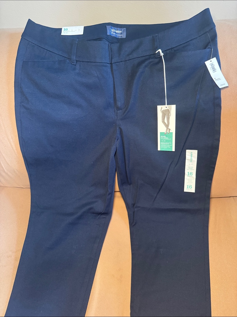 Old Navy Women's Navy Boot-Cut Ponte Jeans